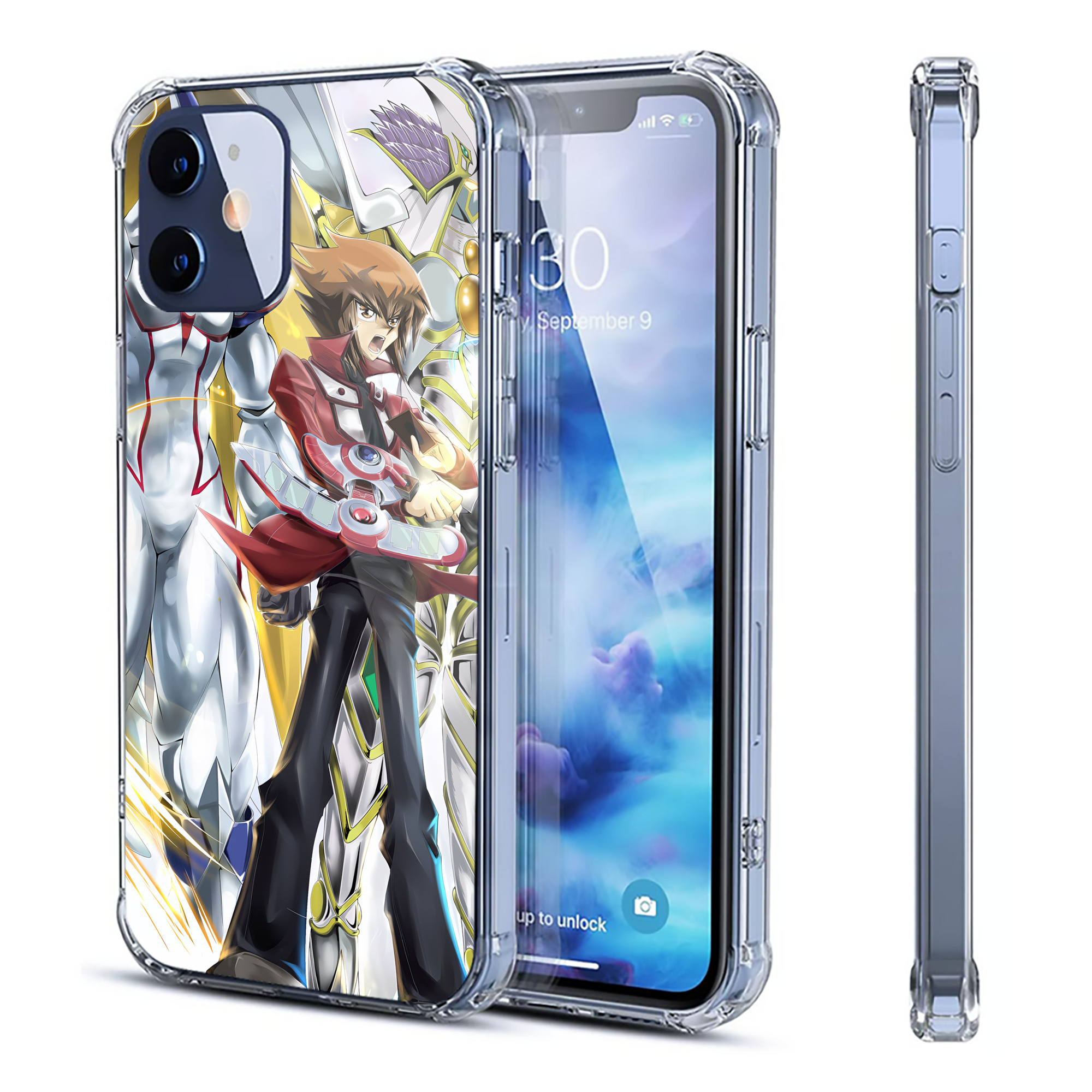 （画像用） 遊☆戯☆王 Yu-Gi-Oh! 【iPhone 12シリーズ対応】透明スマホケース（クリアソフトケース）